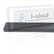 Труба 09-60 AISI 304 проф. 30*10 мм. S=1,5 мм. L=2200 mm.