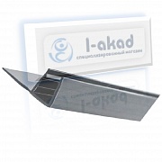 Профиль 04-113 уплотнительный стекло 8 мм. 2.2 м. ус 25 мм.