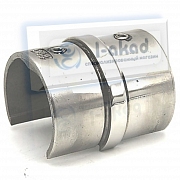 Соединитель 10-44 с пазом для трубы Ø 48,3 мм. AISI 304