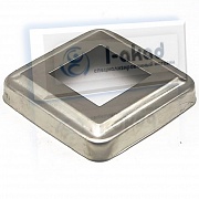 Крышка 04-07 квадрат 85х85 под квадратную трубу 40х40 AISI 304