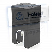 Держатель 04-28 под трубу 15х15 мм. на стекло 8-10 мм. AISI 304