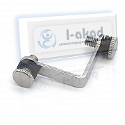 Крепление 05-53 для стеклянных кубов стекло 6-8 мм. Двойной