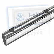 Труба 07-99 с перфорацией Ø 25 мм. S=1,35 мм. L=3800 mm. AISI 304