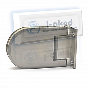 Петля 03-61 стена-стекло 8-10 мм. двусторонний крепеж 90°гр.