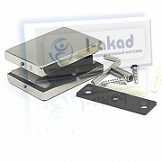 Коннектор 06-04 стена-стекло 8-12 мм. с монтажной пластиной