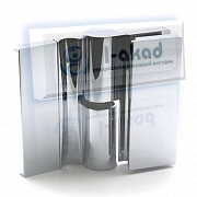 Петля 12-12 ПРАВАЯ с РНП и лифтом 5мм. стекло 6-10 мм.