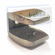 Полкодержатель 01-36 к стене с фиксацией для стекла 8-10 мм.