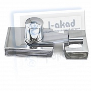 Замок 09-48 для стекла 8-10 мм. стекло-стекло щеколда