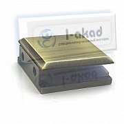 Коннектор 02-08 стена-стекло 8-10 мм. угол крепления 90°гр.