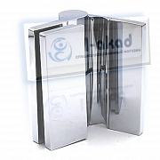 Петля 12-13 ЛЕВАЯ с РНП и лифтом 5мм. стекло 6-10 мм.