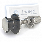 Рутель 10-45 под зенковку для стекла 15-31 мм. сталь AISI 316