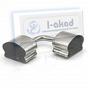 Соединитель 07-92 для фигурных ПВХ перил 40х64 угол 90°гр.