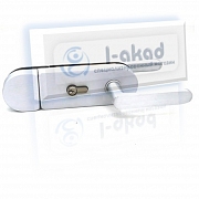 Замок 07-07 магнитный с притвором для стекла 8-10 мм.