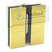 Петля 12-26 для стекла 6-10 мм. стекло-стекло 180°гр.