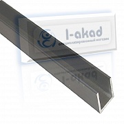 Профиль 04-49 П-образный для стекла 8 мм. L=2200 mm. S=2 mm.