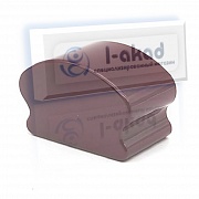 Заглушка 08-41 ПВХ для фигурного поручня 37*64 мм. МАХАГОН