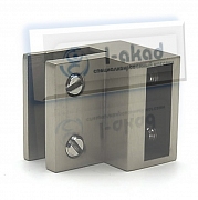 Держатель 11-59 цинковый для стекла 6-8 мм. под трубу 10х30 мм.