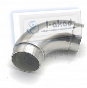 Соединитель 10-18 для трубы Ø 38,1 мм. 90°гр. AISI 304