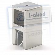 Держатель 12-30 под трубу 15х15 мм. стекло 8-10 мм. Цинковый сплав