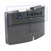 Петля 11-18 для стекла 6-8 мм. стекло-стекло угол 180°гр.