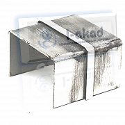 Соединитель 10-38 с пазом для профильной трубы 60*40 мм.