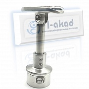 Стойка 07-10 на трубу Ø 38 мм. под поручень Ø 38 мм. AISI 304