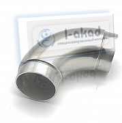 Отвод 06-98 для трубы Ø 50.8 мм. Угол 90°гр. AISI 304