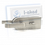 Замок 05-98 ключ-вертушка без притвора для стекла 8-10 мм.