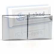 Коннектор 02-34 стекло-стекло 8-10 мм. Угол крепления 180°гр.