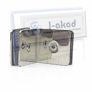 Коннектор 02-37 угол крепежа 90°гр. Для стекла 8-10 мм.