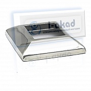 Крышка 07-46 квадрат 80х80 под квадратную трубу 40х40 AISI 304