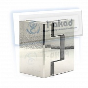 Петля 03-45 без фаски стекло-стекло 6-10 мм. угол крепежа 90°гр.