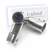 Коннектор 05-44 для стекла 8-12 мм. под трубу Ø 19 мм.