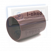 Соединитель 08-21 Ø 50 мм. для ПВХ трубы Ø 49 мм. ТЕМНО КОРИЧНЕВЫЙ