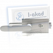 Замок 05-95 сантехнический с притвором для двери 8-10 мм.