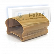 Соединитель 08-47 ПВХ для фигурного поручня 37*64 мм. БЕЖЕВЫЙ