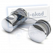 Замок 09-40 для стекла 8-10 мм. стекло-стекло щеколда