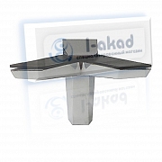 Полкодержатель 10-59 пеликан ВхШхГ 66х24х55 для стекла 4-20 мм.