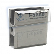 Коннектор 02-07 стена-стекло 8-10 мм. угол крепления 90°гр.