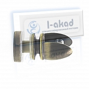 Полкодержатель 04-00 через отверстие для стекла 4-8 мм.