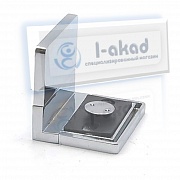 Коннектор 02-54 ЛЕВЫЙ стена-стекло 8-10 мм. Под зенковку 90°гр.