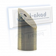 Коннектор 05-35 под углом 45°гр. для трубы Ø 19 мм. стена-труба