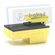 Полкодержатель 10-60 пеликан ВхШхГ 20х24х50 для стекла 4-16 мм.