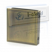 Коннектор 12-33 стена-стекло 8-10 мм. Угол крепления 90°гр.