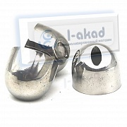 Наконечник 09-80 угол 30°гр. на стойку Ø 16 мм. AISI 201