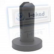 Стойка 11-39 для стекла 12-14 мм. ЧЕРЕЗ ОТВЕРСТИЕ H=147 мм.