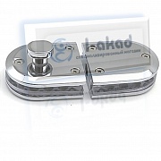 Замок 09-41 для стекла 10-12 мм. стекло-стекло вертушка