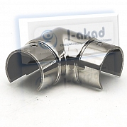 Уголок 10-42 с пазом 90°гр. для трубы Ø 48,3 мм. AISI 304