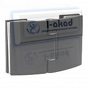 Петля 03-17 для стекла 8-10 мм. стекло-стекло 180°гр. без фиксации