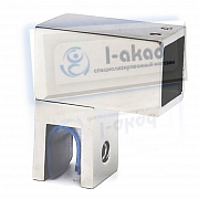 Коннектор 07-85 для стекла 8-10 мм. под трубу 19х19 мм.